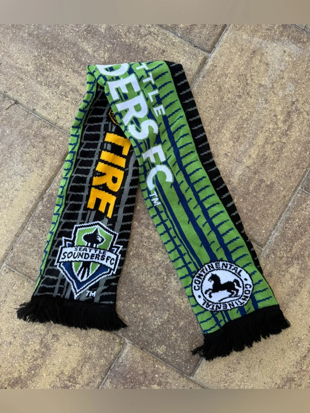MLS Seattle Sounders Continental Tires FC Acrylic Scarf